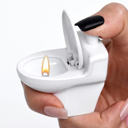Lighter "Toilet", Piezo, Gas-5