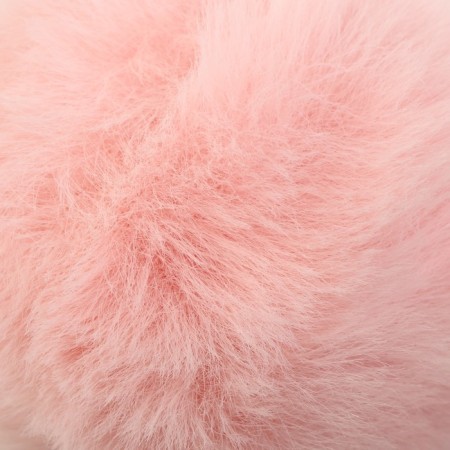 Pompon Artificial fur "Direct pink" d = 7 cm-1