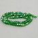 Glass beads, set 72 pcs., Size 1 pc. - 8 mm, green color