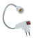 Ecola adapter, fork/cartridge E14, 395 × 45 mm, with a switch, white