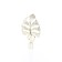 Tips "Diamond Liszt", 2 pcs, color gold gloss