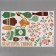 Sticker Plastic Interior color "Flowers in vases" 60x90 cm