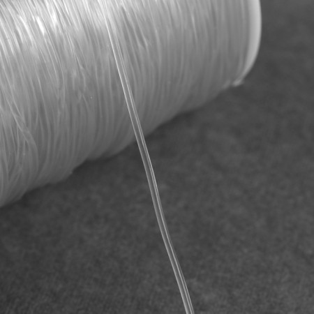 Silicone cord, d = 1 mm, 50 m, transparent color, ecg-1.0-1