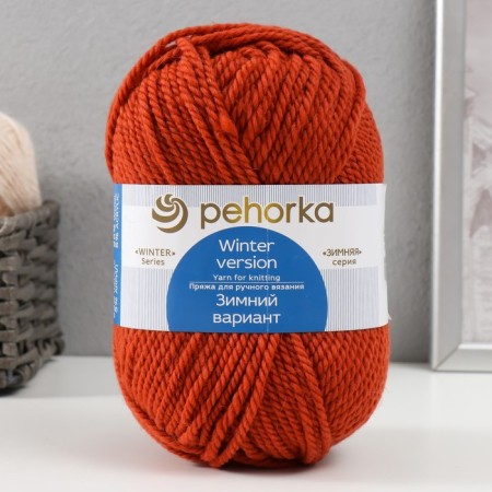 Yarn "Winter version" 95% implements, 5% acrylic volume 100m/100g (360-sv. Glina)-3