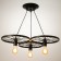 Lamp "Wheel" 3HE27 40W Black 60x30x10-110 cm Bayerlux