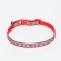 Collar "bone" reflective, 31 x 1 cm, red