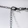 Set 2 objects: earrings, necklace “vernissage” drop, emerald color in ferrous metal, 30 cm