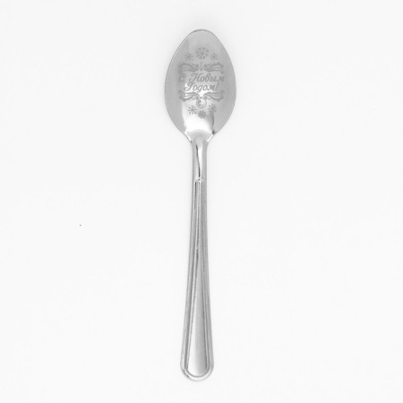 Spoon souvenir on the postcard "New Year's collection: dreams will come true", 3 x 14 cm-2