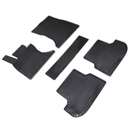 Rubber rugs ’grid’ for BMW 5 Ser F10 4WD, 2013-2017