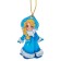 New Year's wooden pendant "New Year! Snow Maiden"