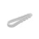 Dowel-Homut "Tundra", for a round cable, nylon, 5-10 mm, white, 100 pcs