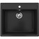 Kitchen Washing Ulgran U104-344, 560x495 mm, ultra-black color