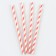 The cocktail tube "Spiral", set 25 pcs., White-pink color
