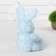 Soft toy "Bunny with a bow", color mix