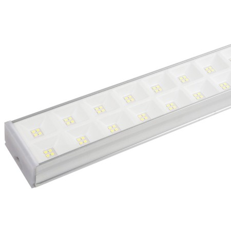 LED LED invoice Uniel, 100 W, IP40, LED, 4000K, 11000 lm, 35x1200x65 mm, silver color-4