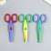 Pythagoras scissors, 135 mm, curly blade, assorted