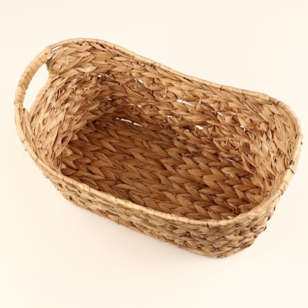Wicker basket, 41x23x18/23 cm, reeds, seaweed-2