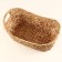 Wicker basket, 41x23x18/23 cm, reeds, seaweed