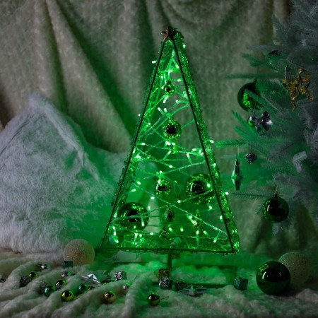 LED figure "Green Christmas tree", 33 × 60 × 20 cm, 15 W, 220 B
