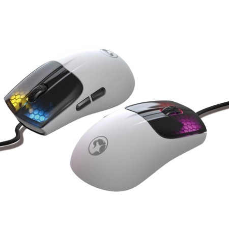 MARVO M727 mouse, game, wired, optical, backlight, 12000 dpi, white-5