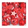 New Year's napkins paper bouquet de luxe “New Year's composition, red”, 3 layers, 24x24 cm, 25 pcs.