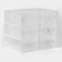 Shoe storage box with Large Size lid, 20 × 33 × 12 cm, 6 pcs