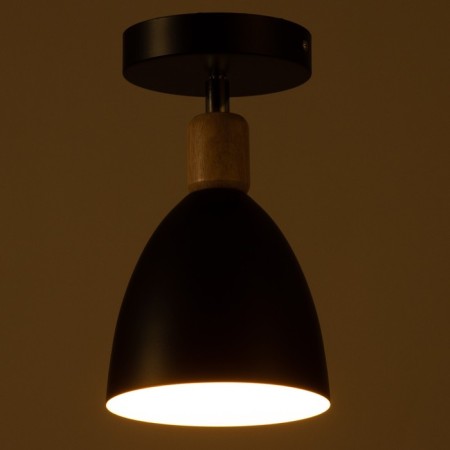 STAS "DAN" E27 40W black 14x14x24 cm-2