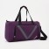 Sports bag with lightning, shoe department, external pocket, purple color
