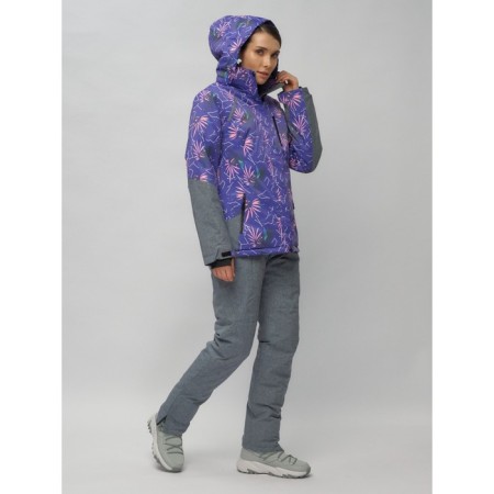 Ski suit, size 42, purple color-26