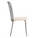 Light-1 chair, silver metallic/milk