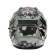 The helmet integral with two visors, size XXL (61), BLD-M67E model, black and gray