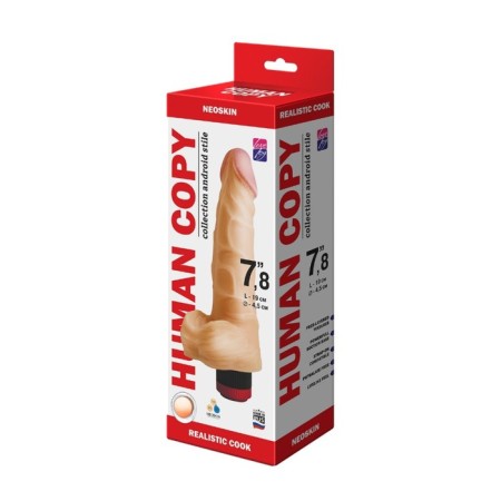 Lovetoy Human Copy vibrator, NeoSkin silicone, realist, 19 x 4.5 cm, bodily-3