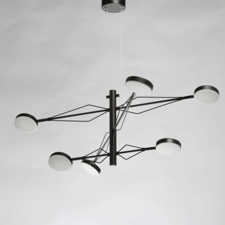 Galexi chandelier, size 110x150x110 cm, 36W 6xled-7