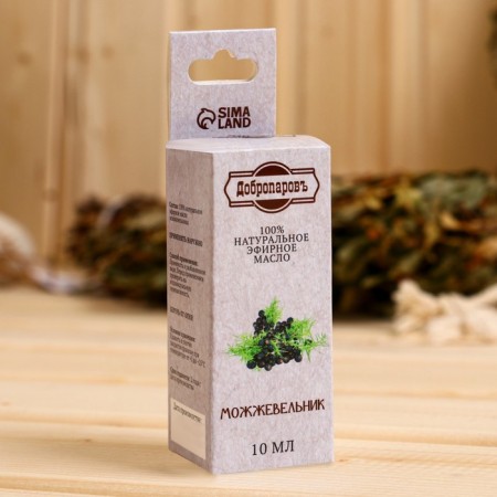 Juniper essential oil, a bottle-boiler, annotation, 10 ml, "Dobroparov"-1