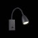 Wall lamp GU10, 1x3W, 6x24 cm, black color