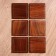 Hot stands (set 6 pcs) 10x8x8 cm, tree shisham