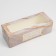 Confectionery packaging, cupcake box with a window, Present for You, 26 x 10 x 8 cm