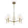Suspended lamp Freya Fr5190PL-05BS2 Rosemary, 710x710x1460 mm, E14, 5x40W, brass color