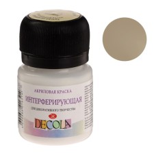 Acrylic interfering 20 ml, ZHK Decola, Golden, 8826965