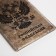 Passport cover, gray/brown color