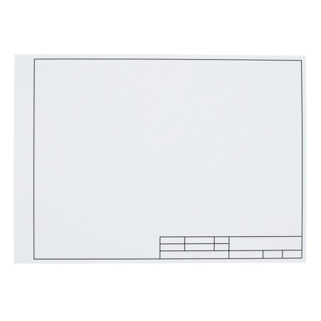 A4 drawing paper, 10 sheets, block 200 g/m², Erichkrause "Art", horizontal frame, in a plastic folder-1