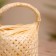 Basket wicker, bamboo 15x10x15 cm