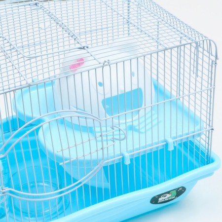 A cage for rodents "Piggon", with a filling of 37 x 27 x 30 cm, blue-3