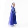 Carnival costume "Princess in blue", height 134-140 cm