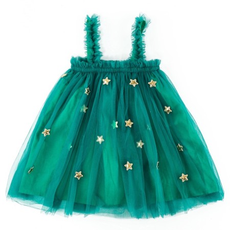 Carnival set "Bright Christmas tree", height 104-110 cm, dress, rim-5