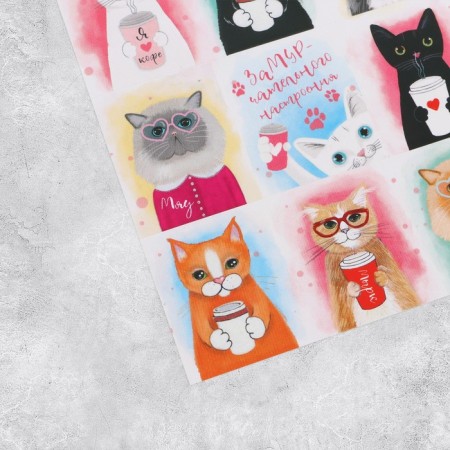 Stickers "Cat Time", 11 × 15.5 cm-1