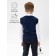 Knitted vest for the boy Amarobaby Pure Love School, height 128 cm, color blue