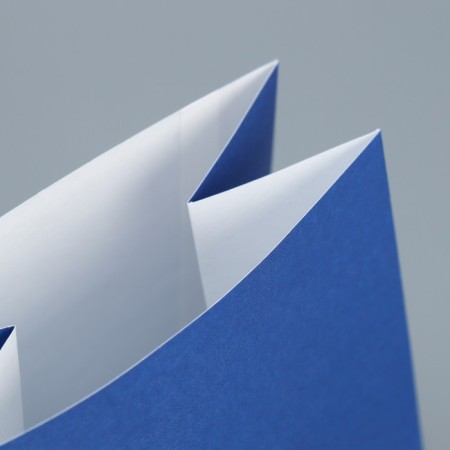 A package without handles “Happy New Year”, blue, with embossing, 10 x 19.5 x 7 cm, New Year-5