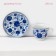 Service Ceramic Tea Dolyana "Russian Disor", 13 items on a stand: 6 cups 210 ml, 6 saucers, kettle