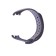 Luazon strap for fitness bracelet Mi Band 8, with perforation, black-gray
